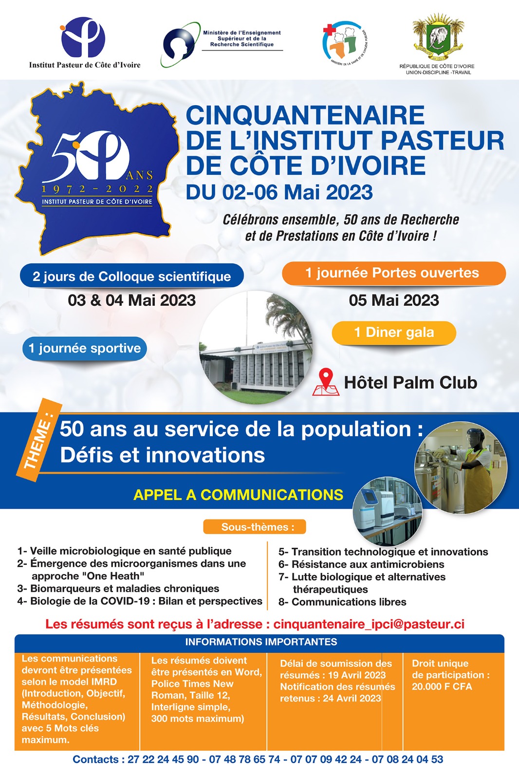 Cinquantenaire  Institut Pasteur