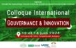 6e édition du COLLOQUE INTERNATIONAL « GOUERNANCE ET INNOVATION » (13-14 Juin 2024, UNIVERSITE FELIX HOUPHOUET BOIGNY)